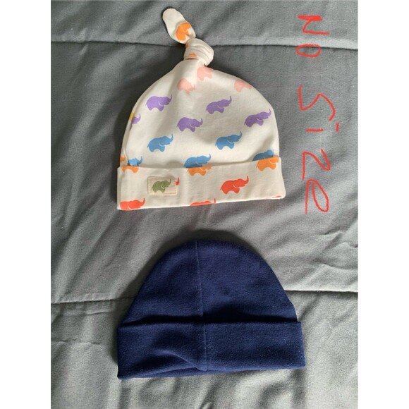 Baby Beanie Hats Boy Girl 0-3 Mos 3 Mos 0-6 Mos Assorted Lot of 9 - Picture 6 of 8